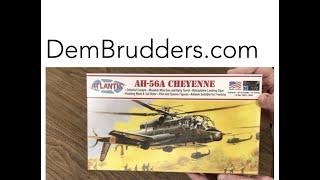 Dem Brudders Presents:  1/72 AH-56 Cheyenne Helicopter by Atlantis Models - A Video Kit Review