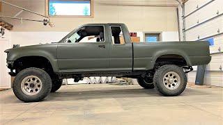 DIY Raptor Liner Paint Job On A Toyota Pickup!!