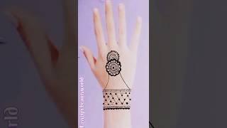 Easy Simple Beautiful Mandala Mehndi Design #simplemehndi #easymehndi #youtubeshorts #shorts #viral