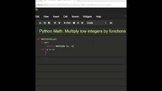 #python , multiply two integers by functions