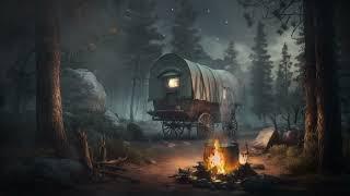 Old West Ambience ~ Make camp for the night ASMR