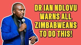 Dangerous Prophesy For All Zimbabweans..Pray For This Important Politician By Dr Ian Ndlovu