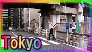 【東京編】(;^x^) ほほえましくもあり、とっても素敵なご挨拶　横断歩道、止まってあげよう、良い事もあるよ  ドラレコ　Crosswalk in Tokyo Japan　crossing roads