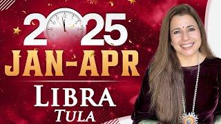  2025 Jan - Apr Libra (Tula) Horoscope | तुला राशि जनवरी - अप्रैल 2025 राशिफल | Tarot Reading