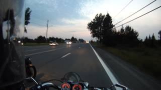 72 CB750 cruising