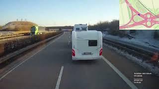 Germany. Motorway A71, Südharz — Suhl, 2019, 4x