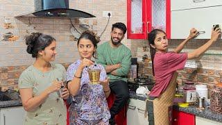 Kitchen setup madthidivi  ￼#madhugowda #nikhilnisha