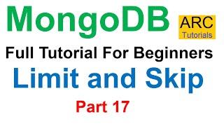 MongoDB Tutorial For Beginners #17 - Limit and Skip in MongoDB