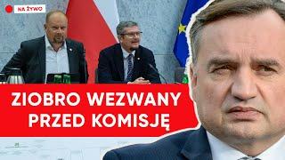 Zbigniew Ziobro wezwany przed komisję śledczą ds. Pegasusa [NA ŻYWO]