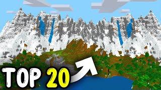 TOP 20 NEW Mountain Seeds Minecraft 1.21+ (Bedrock & Java)
