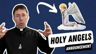 ️ALERT️HOLY ANGELS ANNOUNCEMENT - Fr. Mark Goring, CC