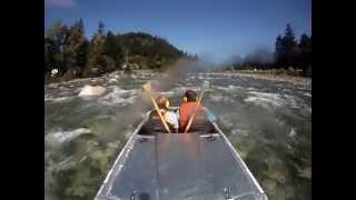 coquihalla river - hope, BC homemade mini jet boat