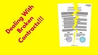 The Breach Of Contract Dance - When Happens When Something Goes Wrong? #contracts #business
