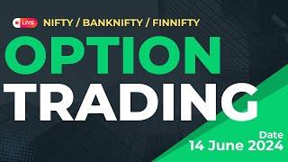 14 June Expiry live trading | Nifty | Banknifty | Finnifty trading | Step Up Finance