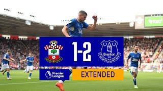 EXTENDED PREMIER LEAGUE HIGHLIGHTS: SOUTHAMPTON 1-2 EVERTON