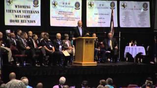 Governor Matt Mead - Wyoming Vietnam Veterans Welcome Home