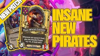 First Game of The New Season, Insane New Pirate Build | Dogdog Hearthstone Battlegrounds