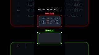 Junior vs. Senior Developer #Coding #WebDev #LearnToCode #JuniorVsSenior #CodeTips #code