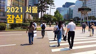 잠실역 잠실나루역 산책 Walk around Jamsil in Seoul 【DJI Pocket 2】