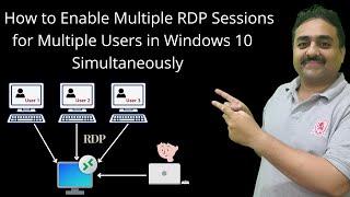 How to Enable Multiple RDP Sessions for Multiple Users Windows 10 Remote Desktop Connection