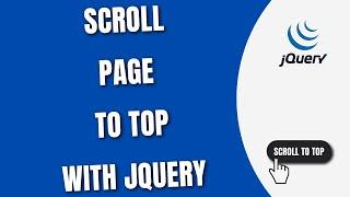 How To Scroll Page to Top with jQuery [HowToCodeSchool.com]