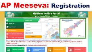 How To Register Meeseva Online Portal | AP Meeseva: Registration | #yojana #bharatyojna bharat yojna