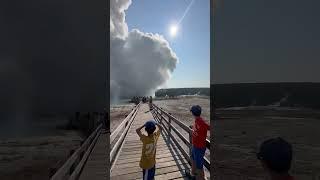 Explosion at Biscuit Basin - Yellowstone National Park