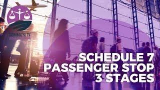 Schedule 7 Passenger Stop - 3 Stages - Community Legal Education