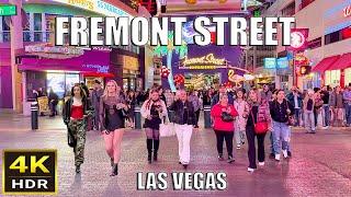 Fremont Street Las Vegas Walk - January 2025 - Las Vegas, Nevada