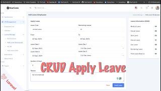 LEAVE MANAGEMENT Made EASY in Laravel 11!