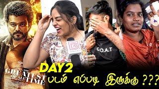 THE GOAT Public Review DAY 2 | THE GOAT Review | THE GOAT Movie Review Thalapathy Vijay VenkatPrabhu