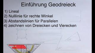 Einführung Geodreieck