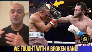 Murtazaliev's Trainer Reveals That They Fought With a BROKEN HAND! - Murtazaliev vs. Tszyu