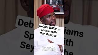 Full Episode of #SeyiBanigbe 's chat with #DebolaWilliams is available @b2gnetwork on Season 2