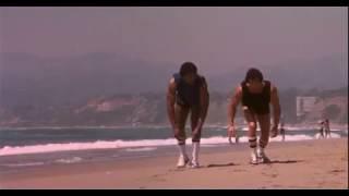 Rocky III - running at the beach