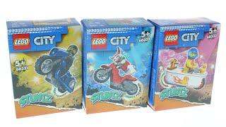 All LEGO City Stuntz Bike Sets Summer 2022 Compilation/Collection Speed Build