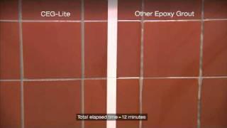 CEG-Lite™ Epoxy Grout Time Lapse Demonstration