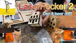 LaserPecker 2 First use cutting cardboard and 3mm wood by Benson Chik