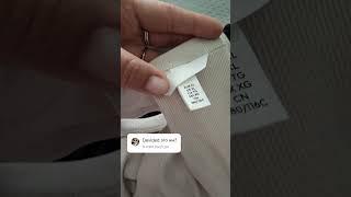 какие бирки и лого у H&M