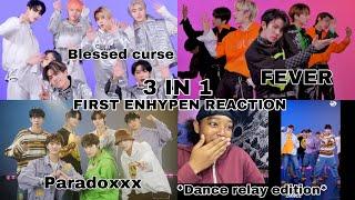 BTS STAN REACTS TO ENHYPEN FOR THE FIRST TIME (DANCE RELAY EDITION) | WOW SUCH A GOOD LOOKING GROUP!