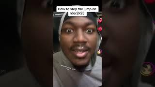 How to stop jumping on nba 2k25 #greenscreen #youtube #dreonyx #officialdrelive #nba2k25 #nba2k