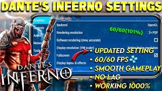 {2025}Dante's Inferno Best Settings For PPSSPP Emulator | 60 Fps No Lag Settings For Dante Inferno