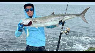 King Mackerel  Fishing King season,Fishing Jetty Port Aransas ,Texas, Port A