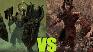 Избранные Кхорна vs Избранные Нургла: Total War Warhammer 3. тесты юнитов v 2.0.0