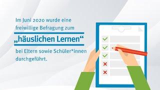 Umfrageergebnisse Häusliches Lernen während Corona