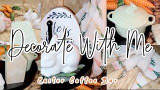 *NEW* SPRING DECORATE WITH ME! / EASTER COFFEE BAR / MODERN FARMHOUSE KITCHEN / ROBIN LANE LOWE