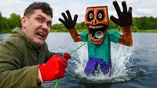 Found MINECRAFT MONSTER Underwater While Magnet Fishing! Was is MIMICER?!