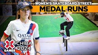 Women’s Skateboard Street: Top 3 Runs | X Games Chiba 2024