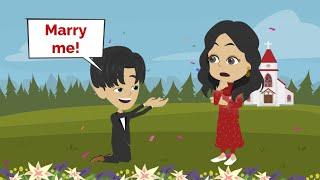 Nora marries Kai? | Fun English story