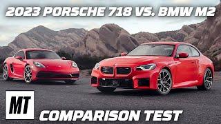 2023 Porsche 718 Cayman GTS 4.0 vs BMW M2 | Comparison Test | MotorTrend